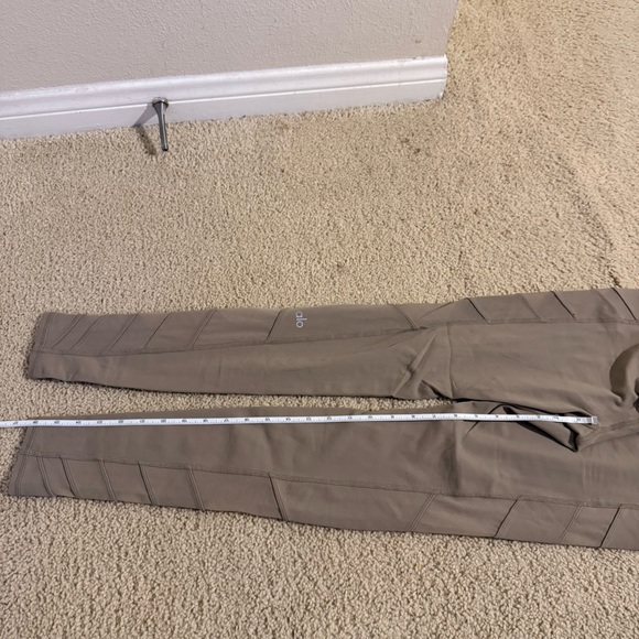 ALO Yoga Tan Mesh Leggings - Picture 6 of 9